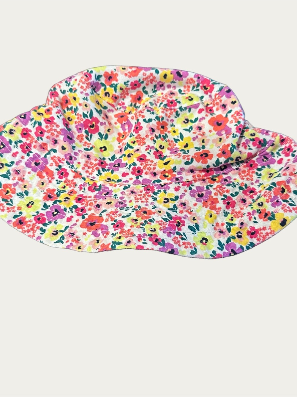 Floral Bucket Hat Little Girl